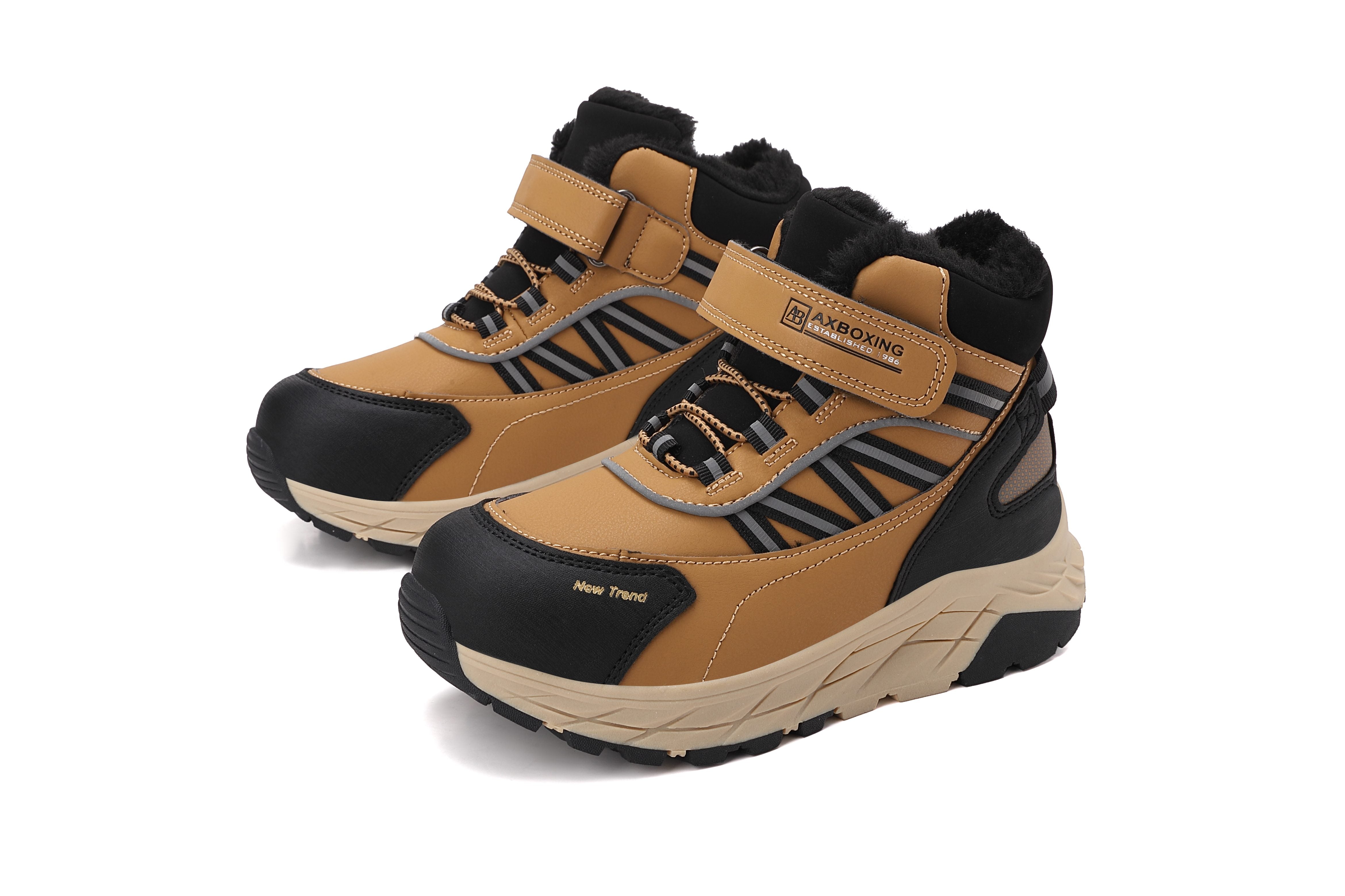 Ghete sport Dorian, pentru Baieti,Imblanite,Talpa Inalta, Piele Ecologica, Siret elastic si Arici, Ax Boxing