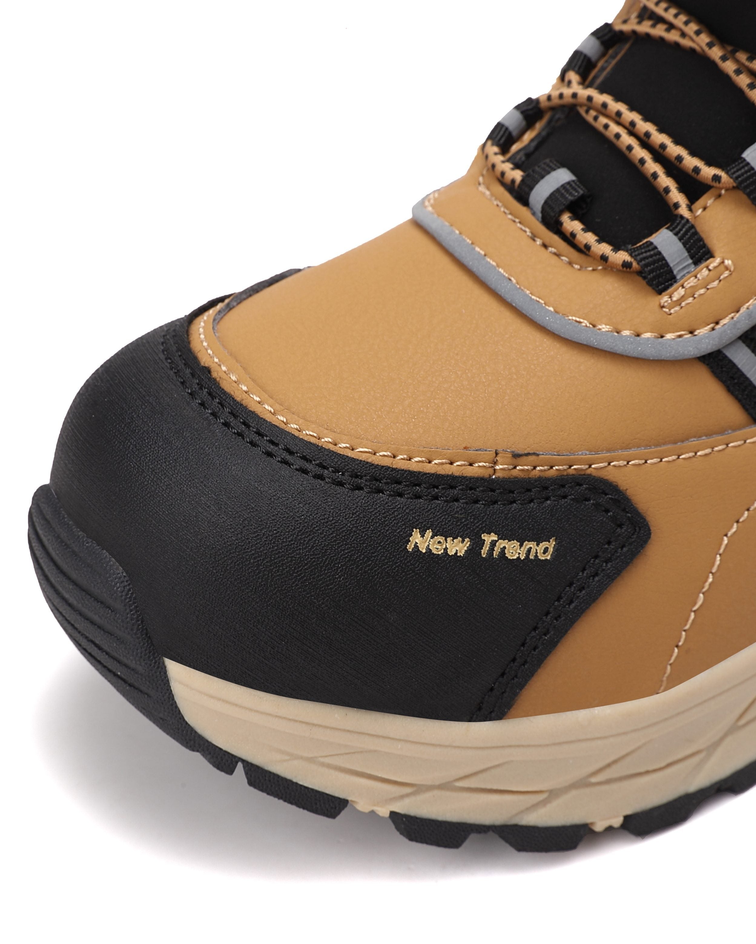Ghete sport Baieti, Model Dorian, Imblanite,Talpa Inalta, Piele Ecologica, Siret elastic si Arici, Pentru Iarna  Ax Boxing, Camel