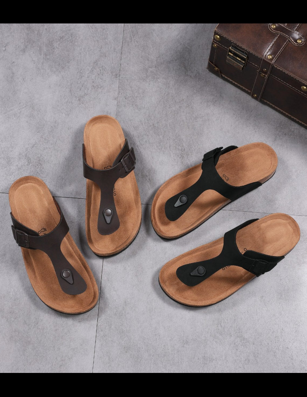 Papuci pentru Bărbați,Model Alexi, Talpă Ergonomica, Materiale Premium, Casual, Arrigo Bello,Maro