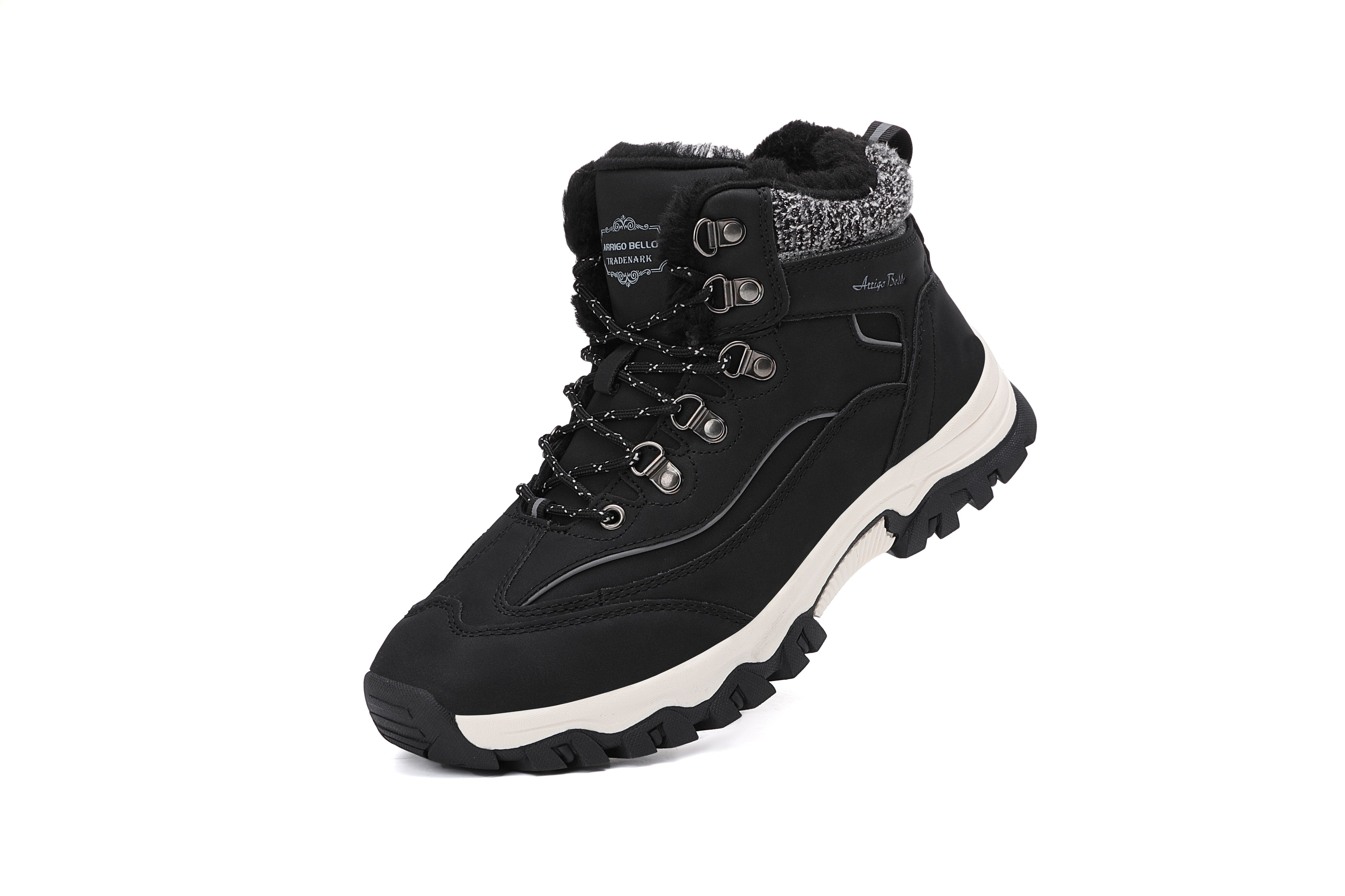 Ghete Oni pentru Dama, Imblanite, Piele ecologica, Talpa Antiderapanta, Confortabile si calduroase,Ax Boxing