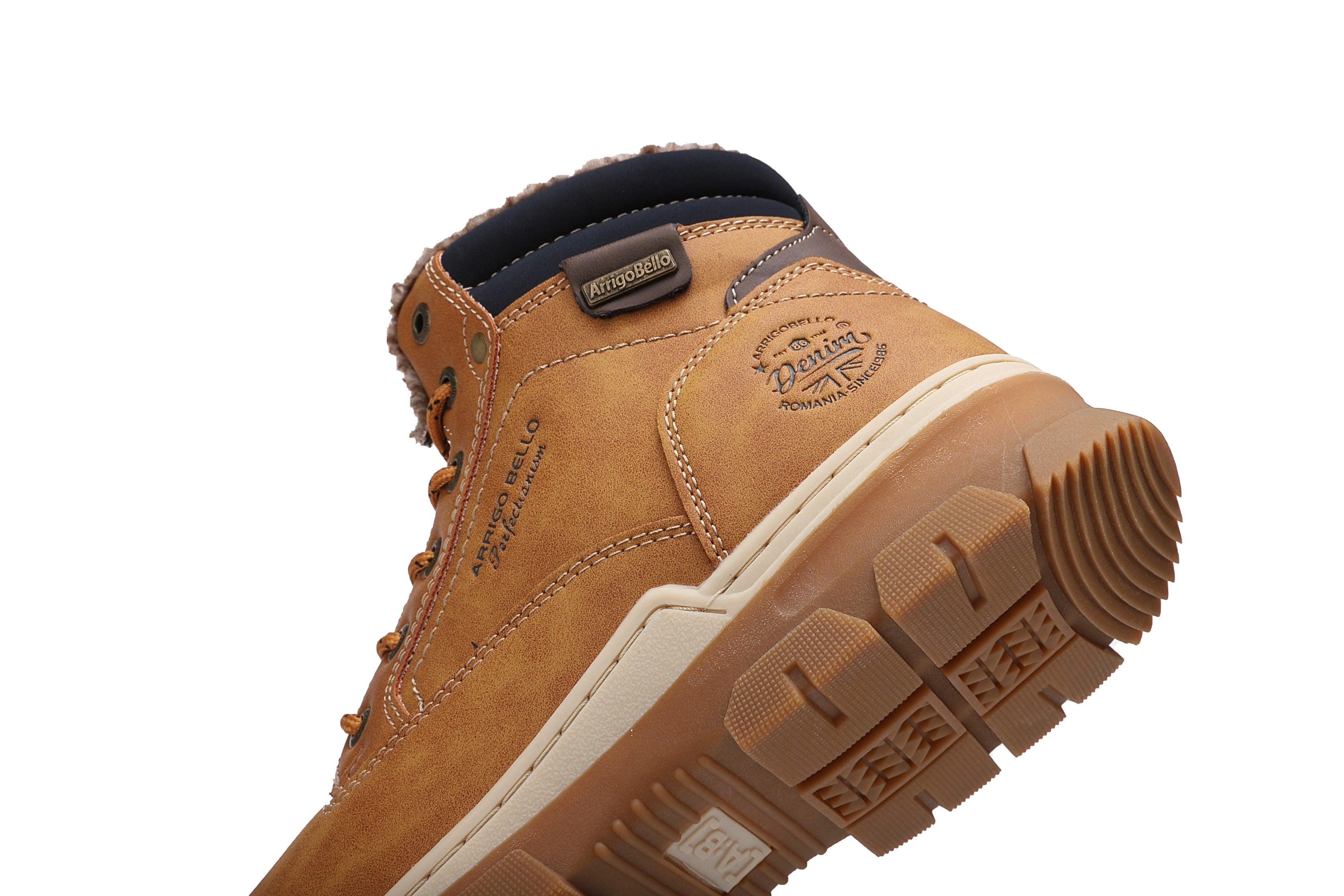 Ghete Pascal Casual pentru Barbati, Talpa Cusuta si Antiderapanta, Imblanite, Piele ecologica Premium, Arrigo Bello