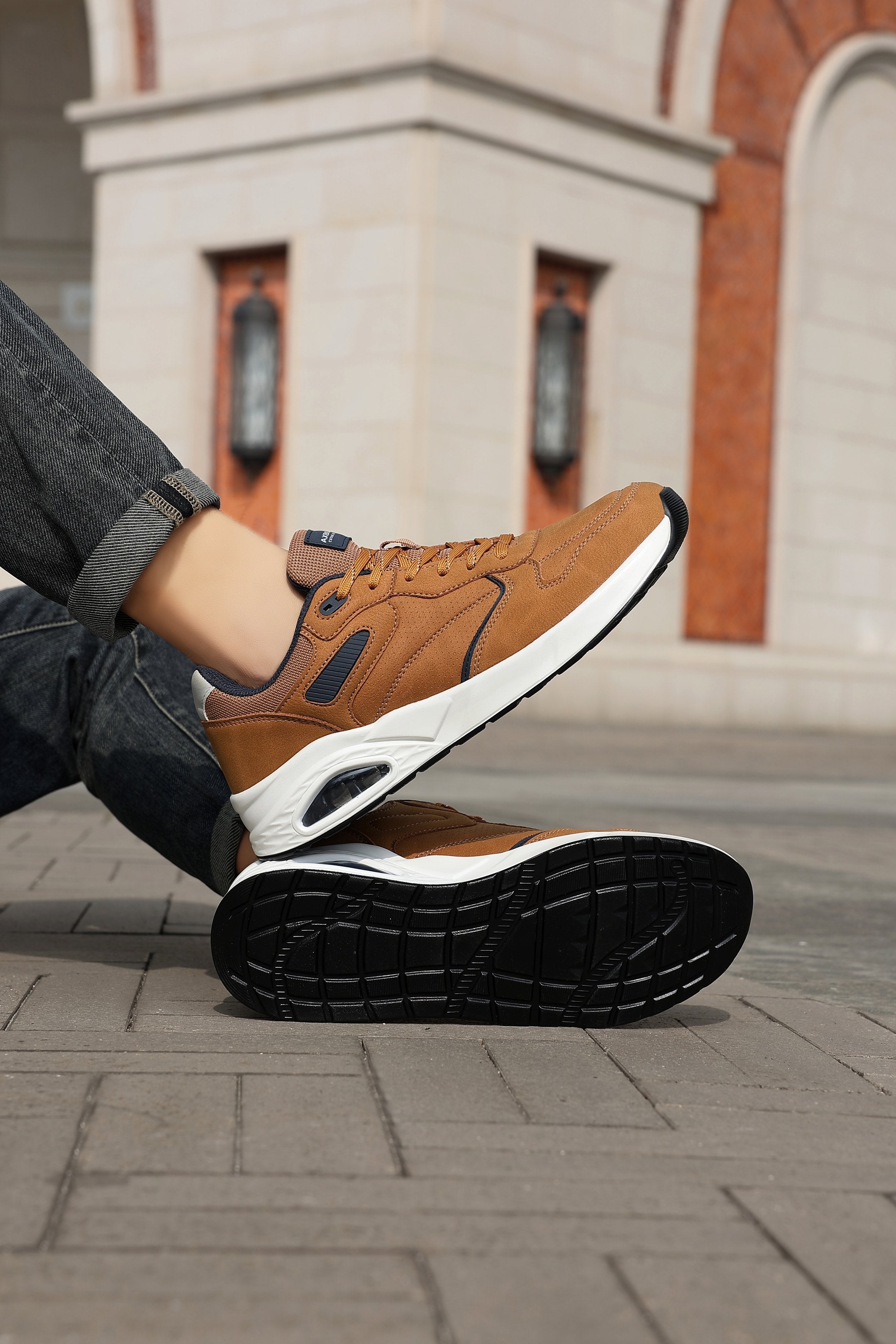 Pantofi sport-casual Marcus Barbati, Piele ecologica Premium, Talpa inalta, Confortabili, Ax Boxing