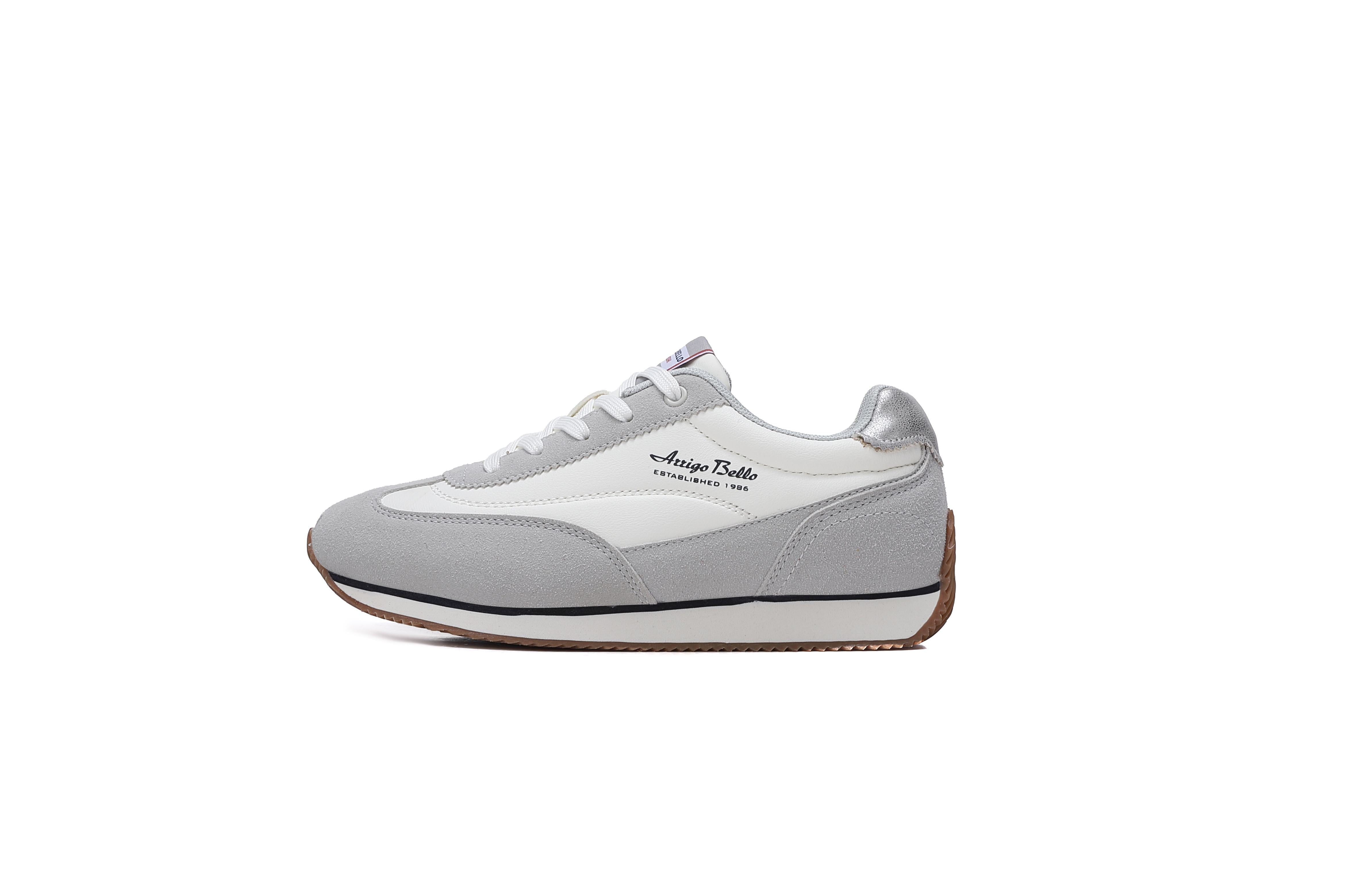 Pantofi casual pentru Dama, Model Lisa, Piele ecologica cu insertii piele naturala, Talpa subtire, Arrigo Bello