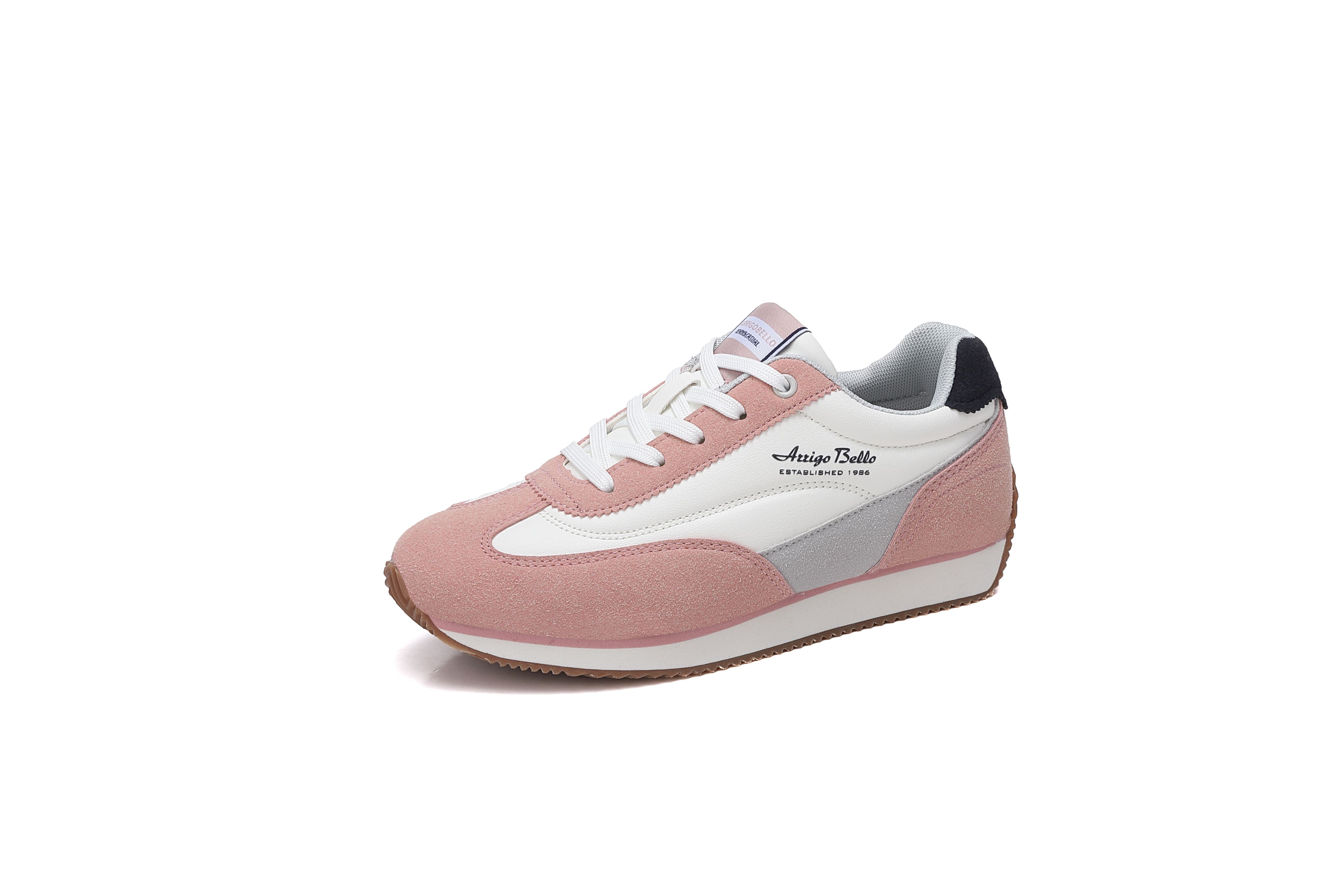 Pantofi casual pentru Dama, Model Lisa, Piele ecologica cu insertii piele naturala, Talpa subtire, Arrigo Bello