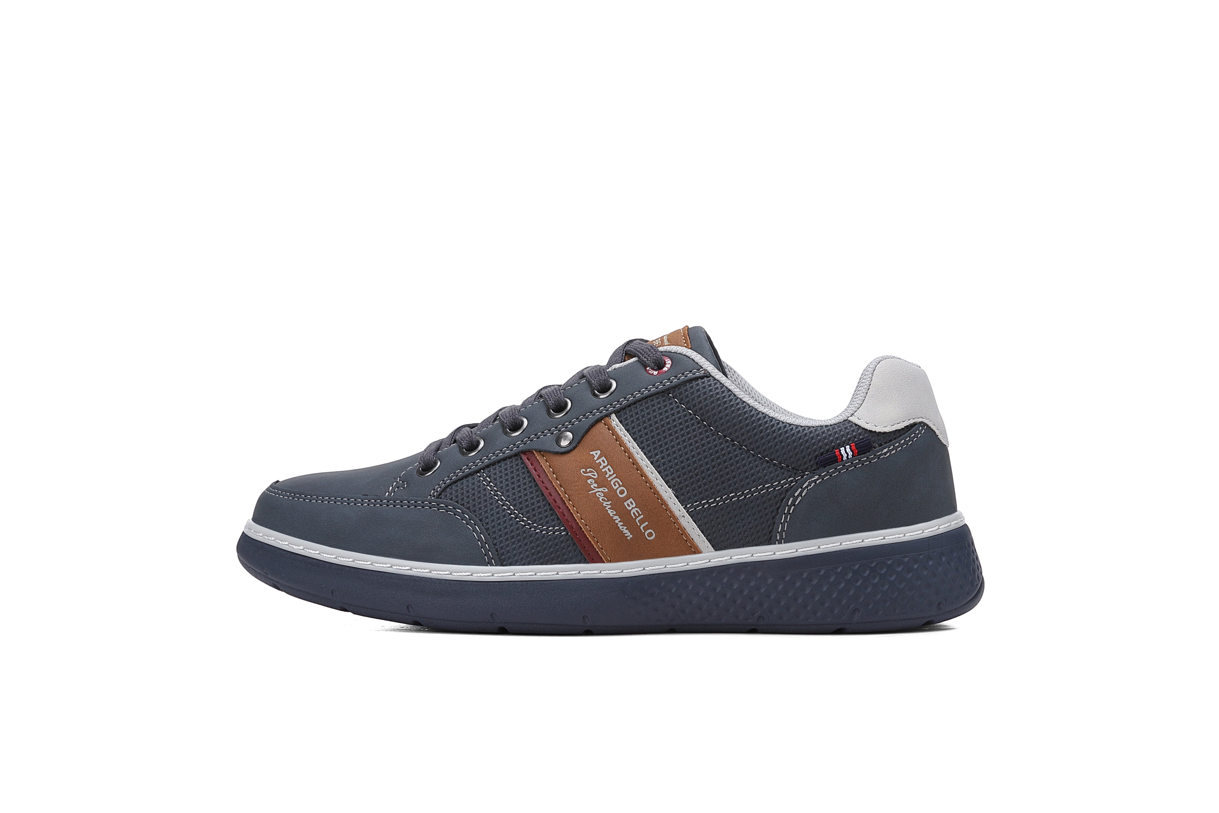 Adidasi Casual pentru Barbati, Model Calder, Talpa Usoara din spuma, Piele ecologica premium, Arrigo Bello