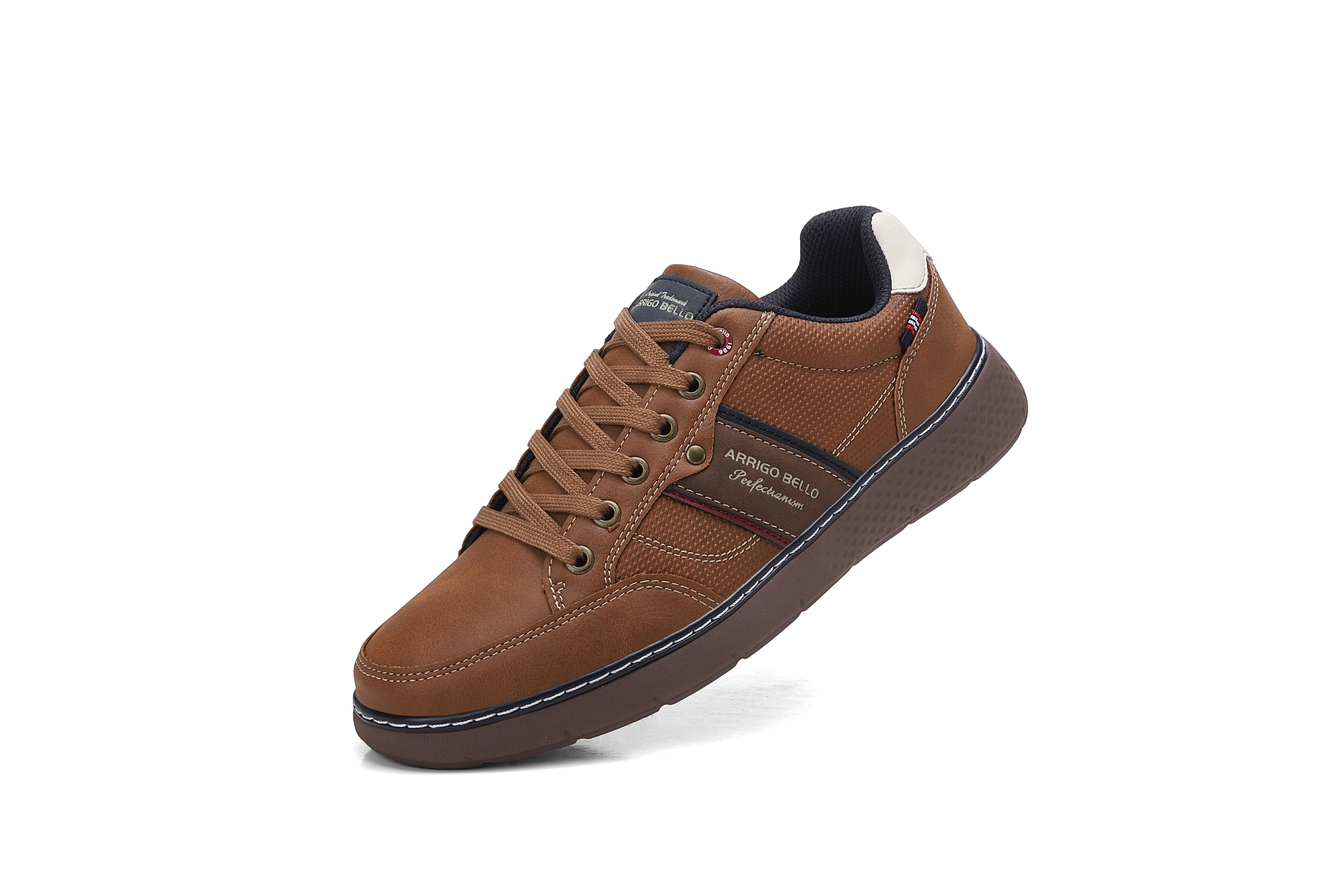 Adidasi Casual pentru Barbati, Model Calder, Talpa Usoara din spuma, Piele ecologica premium, Arrigo Bello