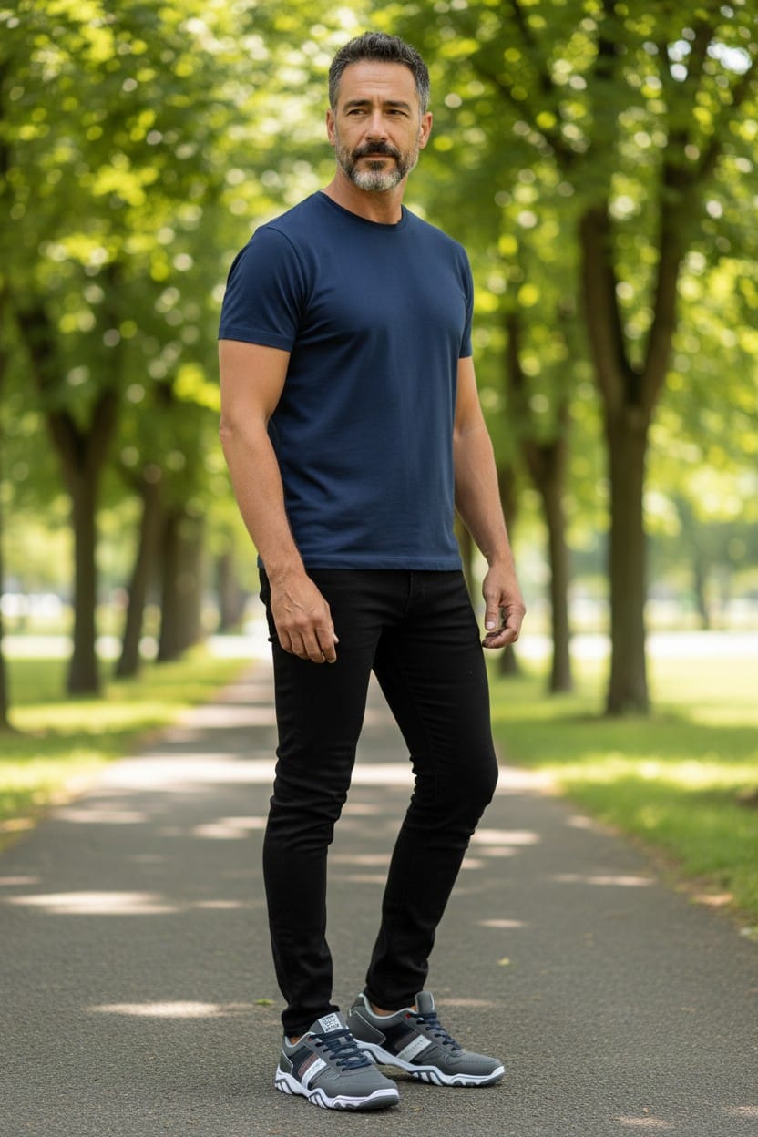 Adidasi Casual pentru Barbati, Model Micah, Piele Ecologica Premium, Brant Ergonomic, Arrigo Bello, Gri