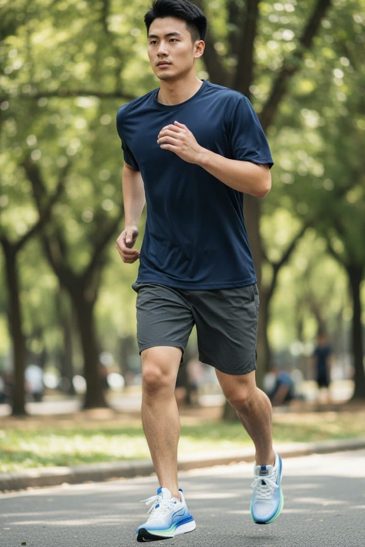Adidasi Sport pentru Bărbați, Model Balin, Din Panza, Talpă Usoara Din Spumă, Brant Cu Memorie, Ax Boxing, Albastru
