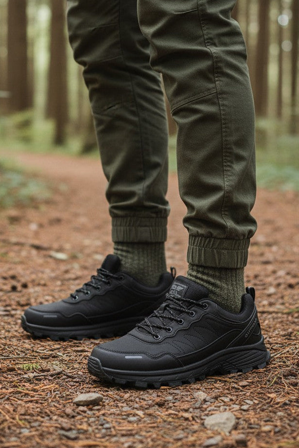 Pantofi sport Emil- Trekking pentru Barbati, Piele ecologica Premium, Talpa cu Insertii, Ax Boxing