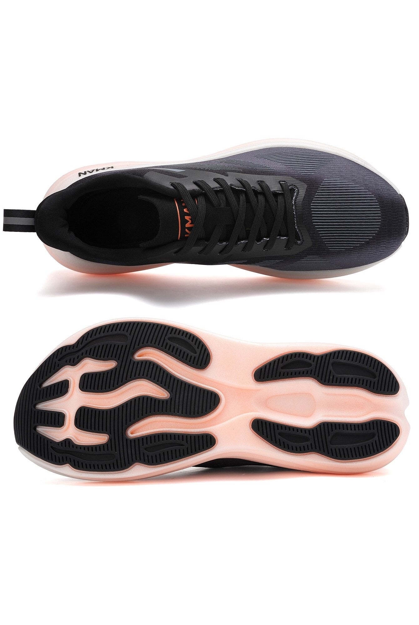 Adidași pentru Bărbați, Model Moris,Ultra ușori, Textil subtire, Comozi, Talpă înaltă din spuma densa,Sneakers sport-casual,KMAN, Negru
