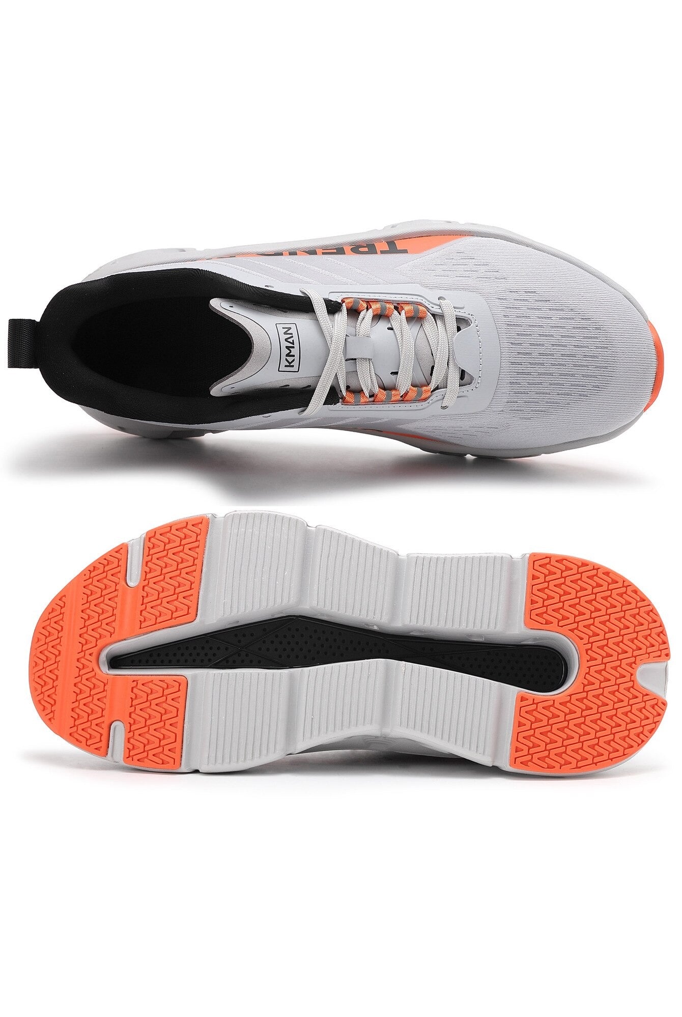 Adidași sport pentru Bărbați, Textil rezistent, Talpă groasă din spumă EVA, Design modern, Confort si Rezistenta, KMAN,Gri