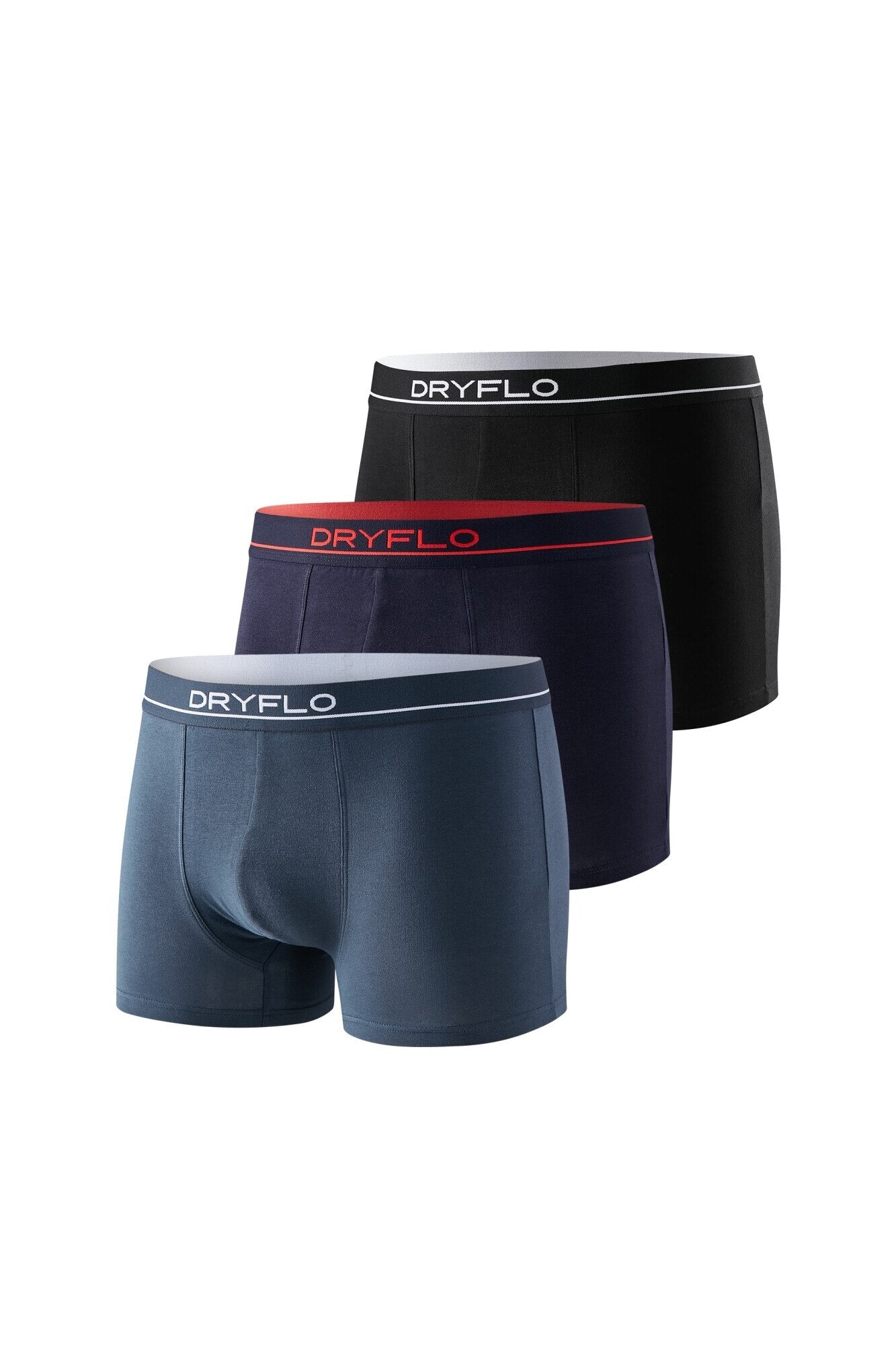 Set 3 perechi Boxeri pentru Barbati, 95% Bumbac, Confortabili, Dryflo, P125 Multicolor