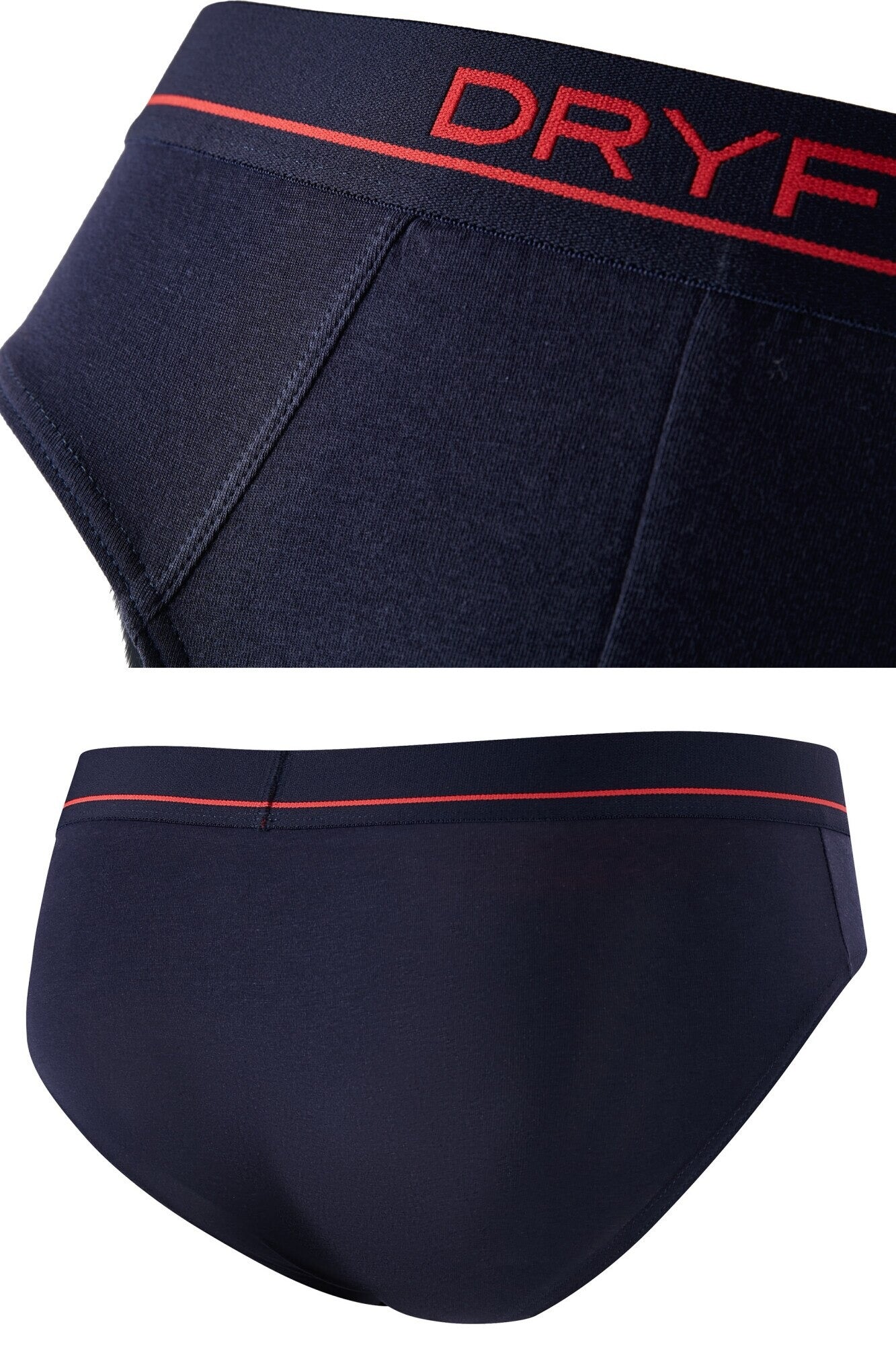 Set 5 perechi Chiloti pentru Barbati, 4 culori, 95% bumbac, confortabili, Dryflo DH125 2blk