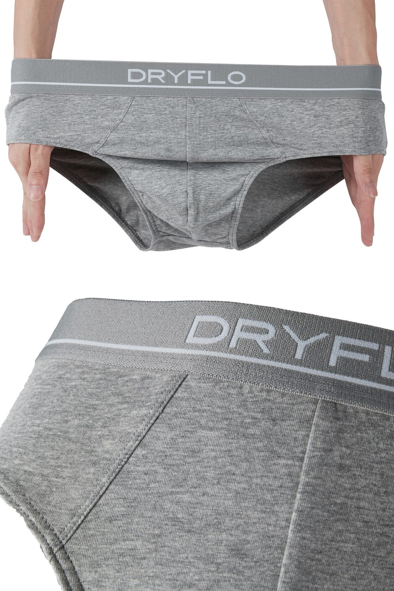 Set 5 perechi Chiloti pentru Barbati, 4 culori, 95% bumbac, confortabili, Dryflo DH125 2blk