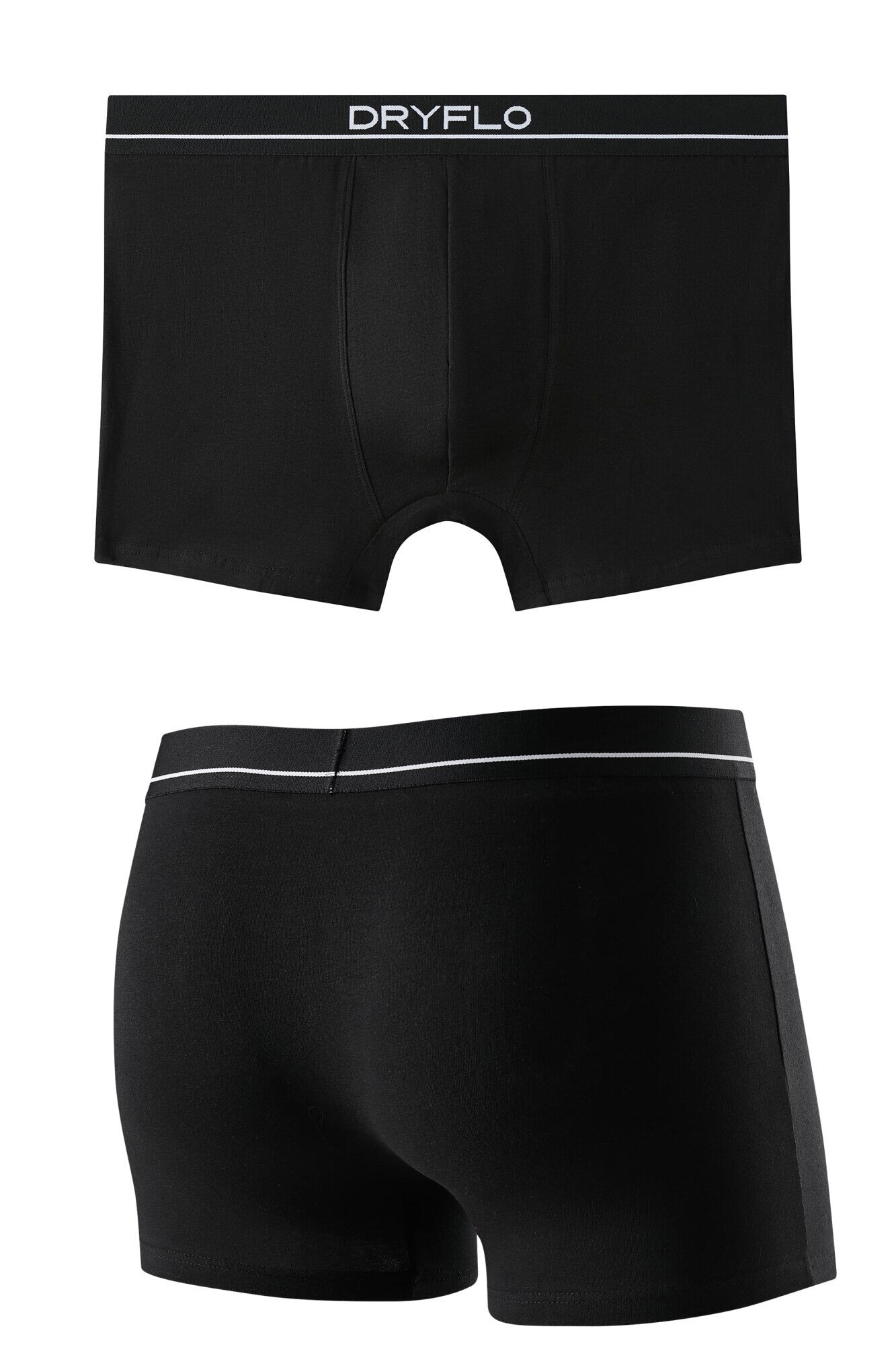 Set 5 perechi Boxeri pentru Barbati, 95% Bumbac, Confortabili, Culori diferite, Dryflo, DP125, 2blk