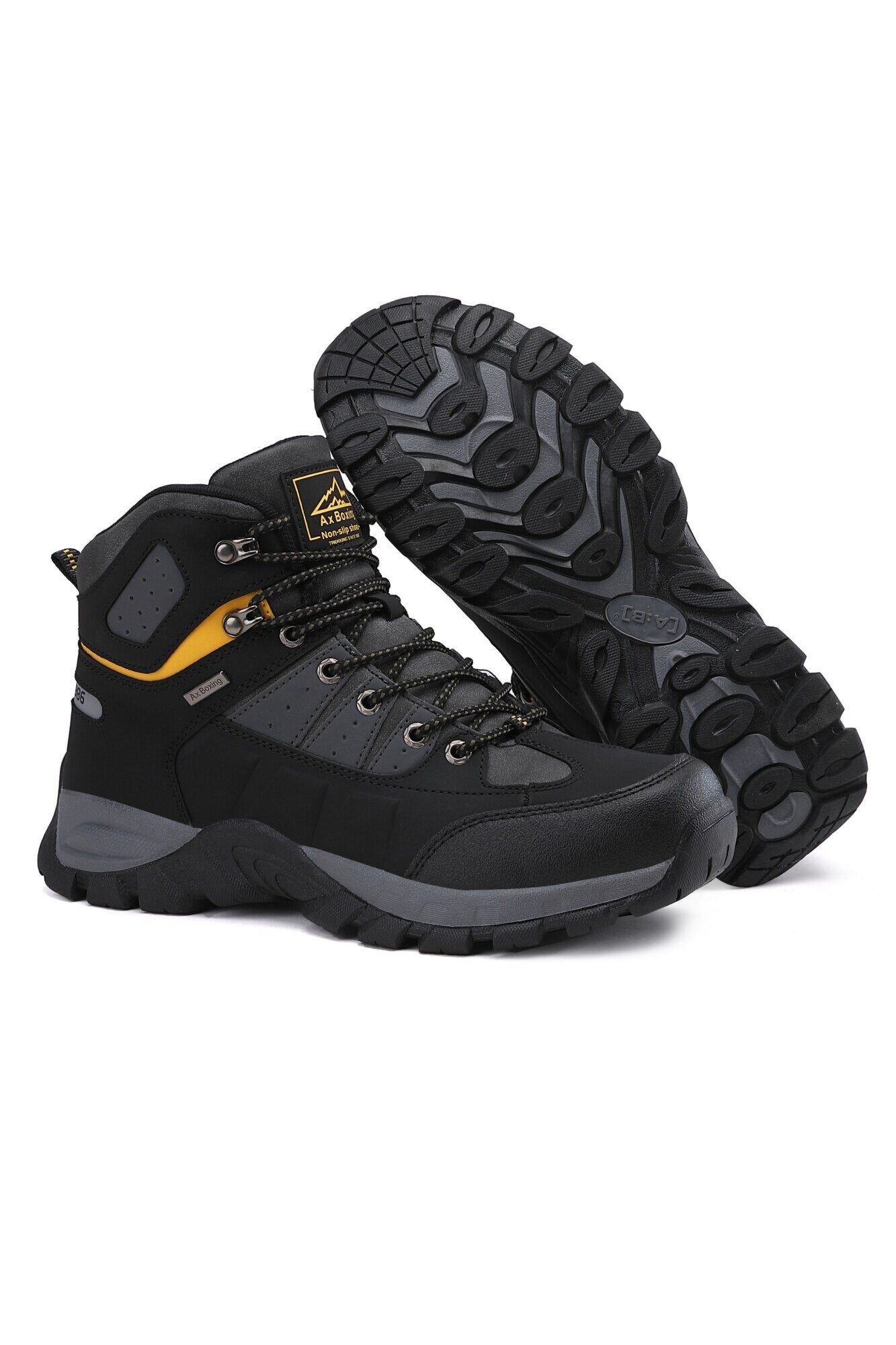 Bocanci Dante pentru bărbați, Imblaniti, Piele Ecologică, Talpa Antideranpanta, Ax Boxing