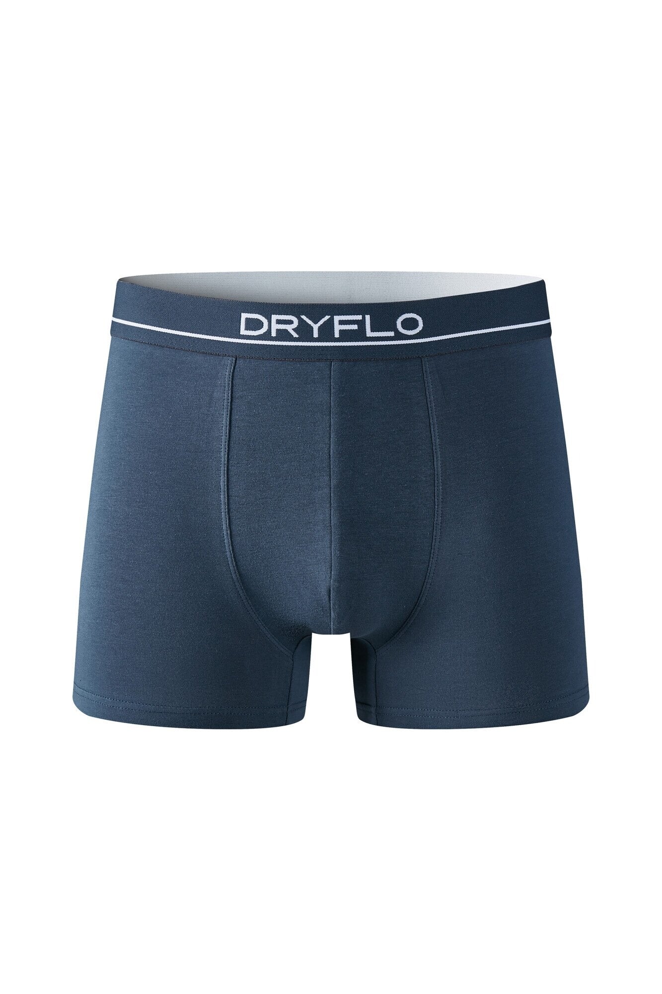 Set 3 perechi Boxeri pentru Barbati, 95% Bumbac, Confortabili, Dryflo, P125 Albastru prafuit