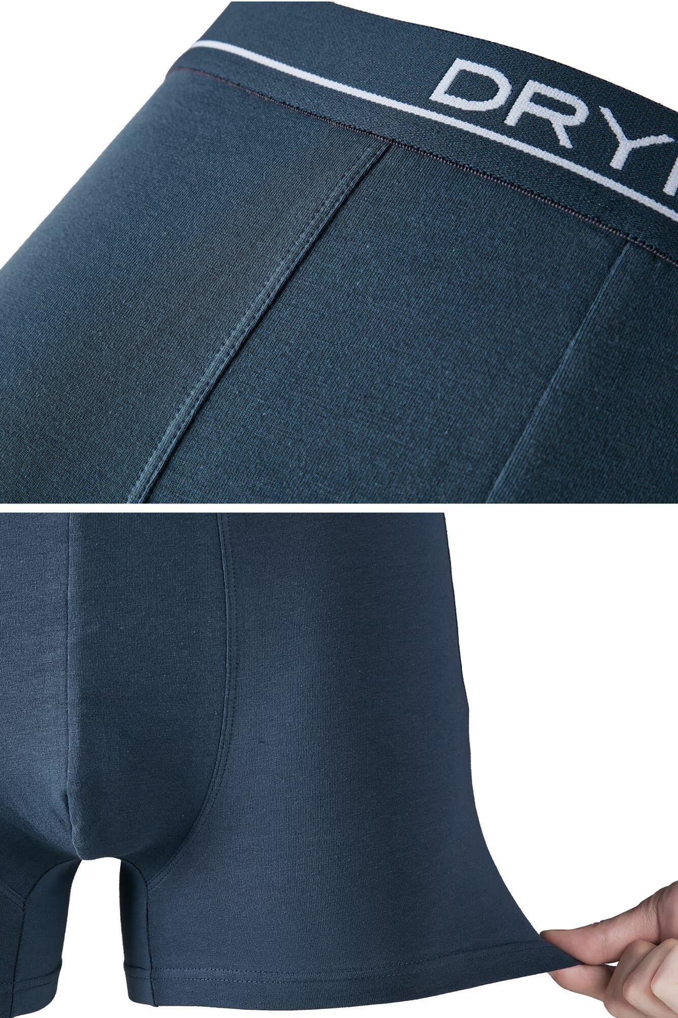 Set 3 perechi Boxeri pentru Barbati, 95% Bumbac, Confortabili, Dryflo, P125 Multicolor