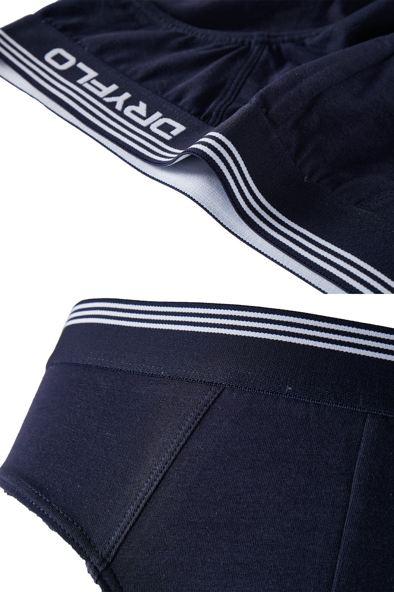 Set 5 perechi Chiloti pentru Barbati, 4 culori, 95% bumbac, confortabili, Dryflo DH126 2blk