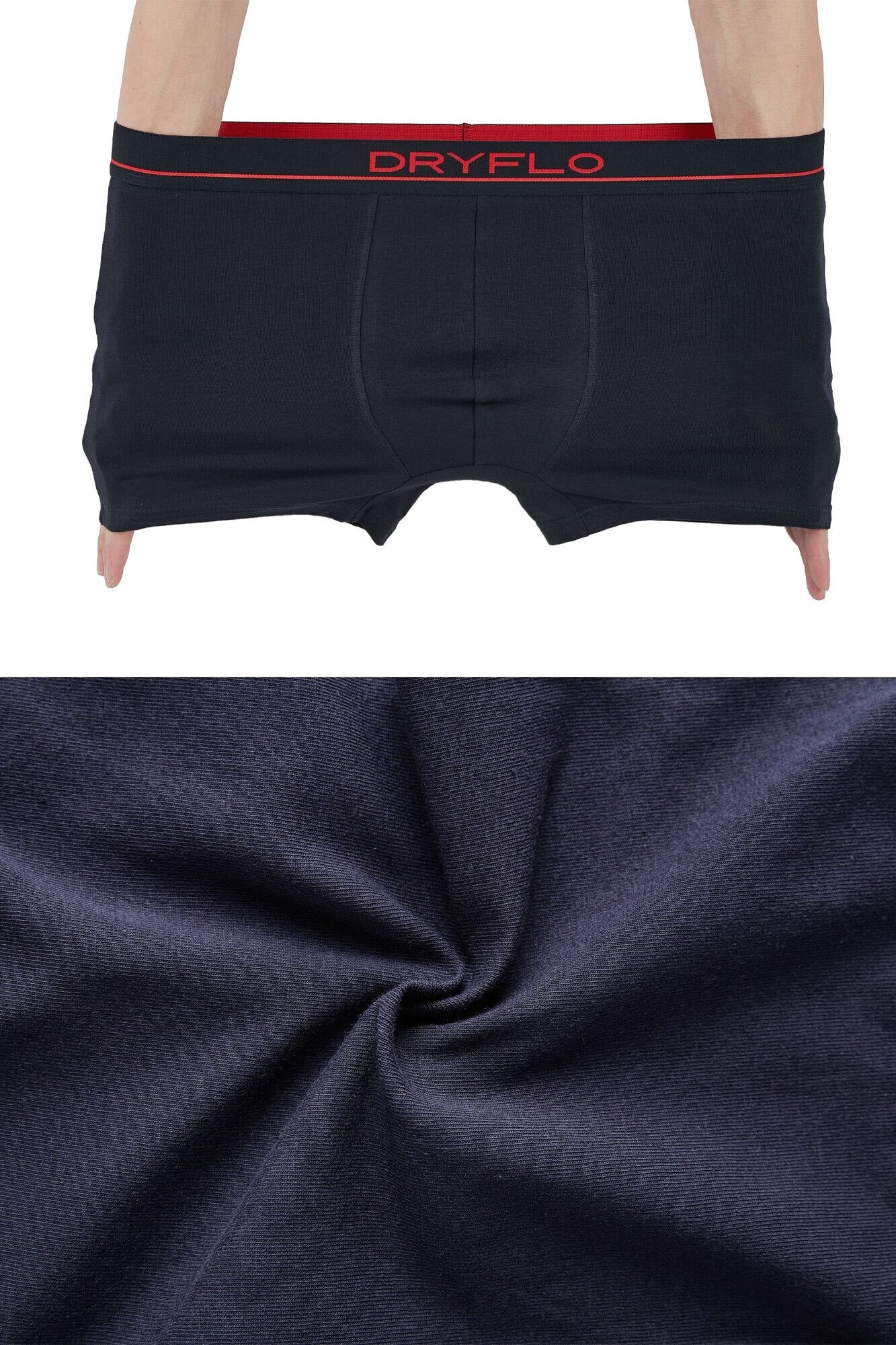 Set 3 perechi Boxeri pentru Barbati, 95% Bumbac, Confortabili, Dryflo, P125 Bleumarin