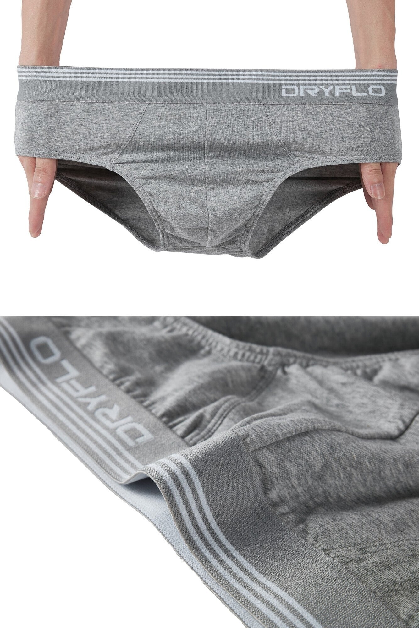 Set 5 perechi Chiloti pentru Barbati, 4 culori, 95% bumbac, confortabili, Dryflo DH126 2blk
