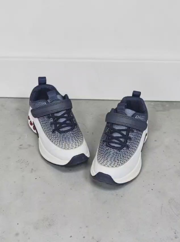 Adidași sport pentru copii, Model Arino, Talpă ușoară, Material textil pânzat, Inchidere cu arici și șiret elastic