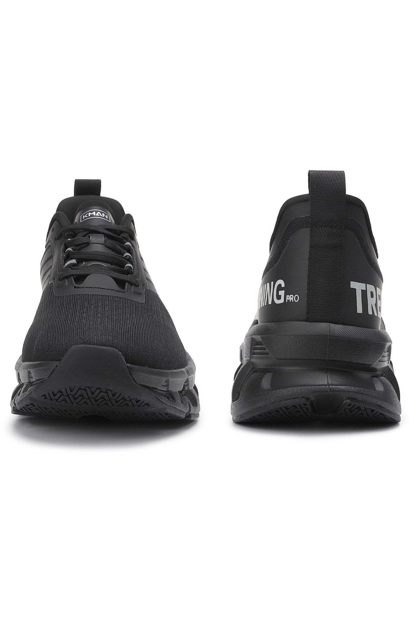 Adidași sport pentru Bărbați, Textil rezistent, Talpă groasă din spumă EVA, Design modern, Confort si Rezistenta, KMAN, Negru