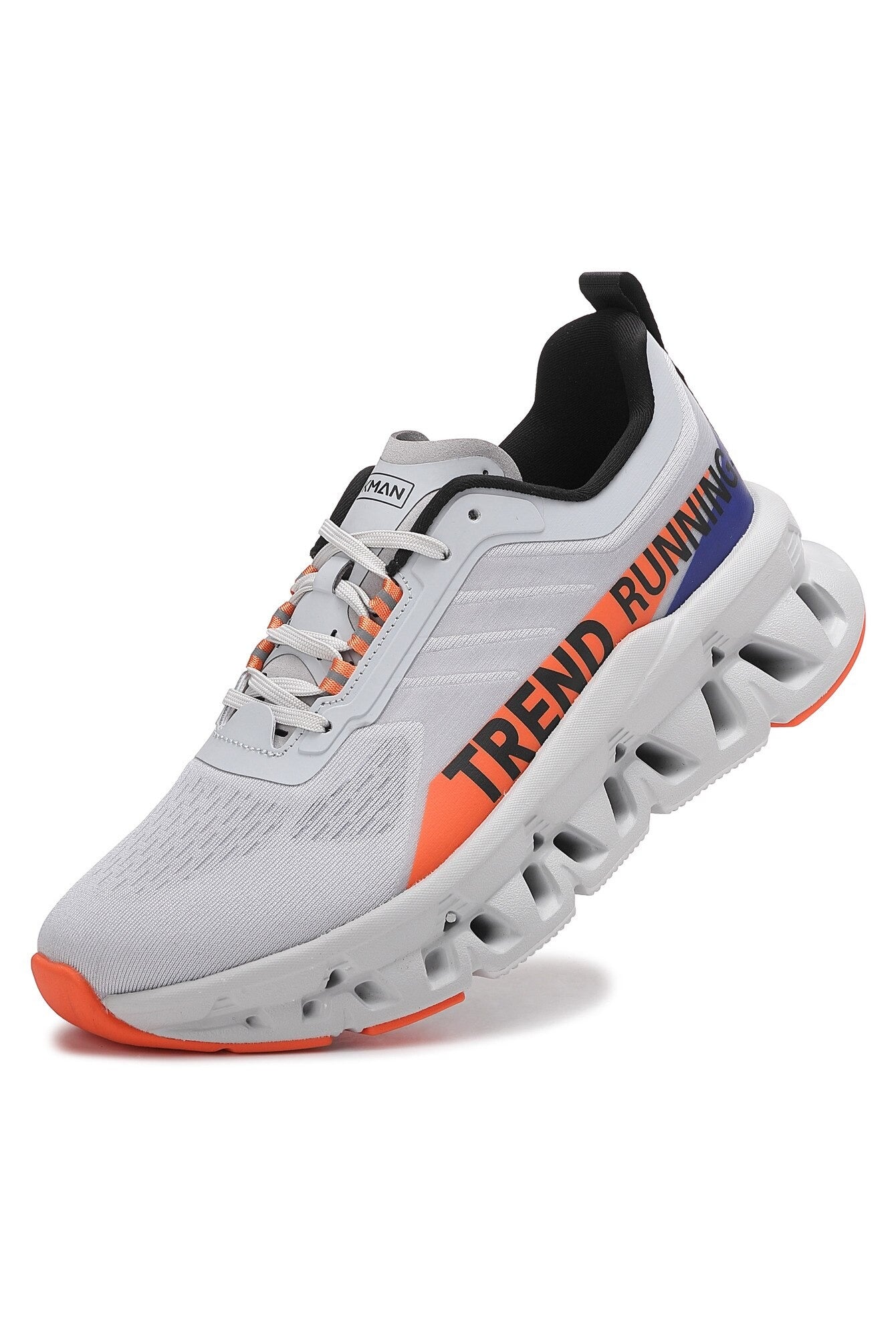 Adidași sport pentru Bărbați, Textil rezistent, Talpă groasă din spumă EVA, Design modern, Confort si Rezistenta, KMAN,Gri